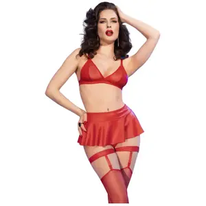 Chilirose - Cr 4716 Ensemble 3 Pièces Rouge S pas cher