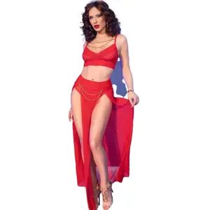 Comparateur de prix : CHILIROSE Ensemble 3 Pièces Celia Rouge rouge XL