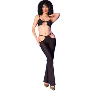 Comparateur de prix : CHILIROSE Ensemble 2 Pièces Raya Noir noir M