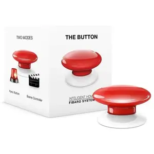 Bouton de commande Z-Wave Plus rouge - Fibaro