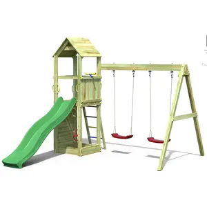 Comparateur de prix : Aire De Jeux Flappi Avec Balançoire Double - Fungoo