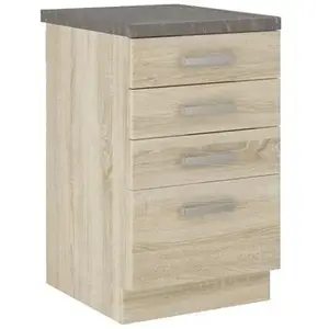 Comparateur de prix : BigBuy Home Meuble Auxiliaire Chêne 40 x 51,6 x 85 cm