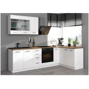 ATLAS Cuisine complète d'angle 8 éléments (reversible droit / gauche) ... pas cher