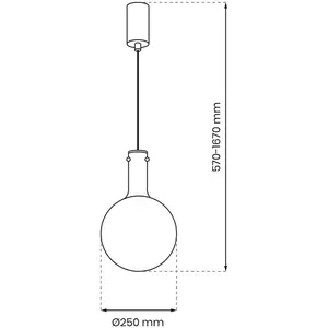 Comparateur de prix : Eko-Light TORONTO 1xGU10 lampe suspendue Milagro ML0327