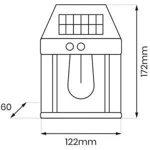 Applique solaire Filo 3000K pas cher