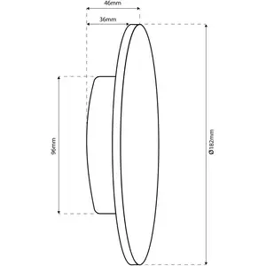 Comparateur de prix : Milagro Lighting Applique murale LED Disk, Ø 18 cm, noir, plastique, I...
