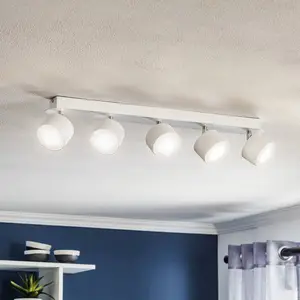 Comparateur de prix : Eko-Light Cloudy spot pour plafond à cinq lampes blanc