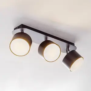 Eko-Light Cloudy spot pour plafond à trois lampes noir pas cher