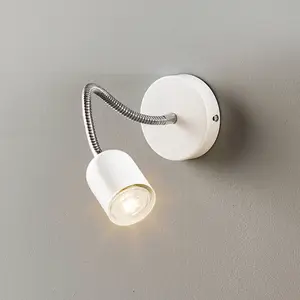 Comparateur de prix : Eko-Light Applique Maxi avec bras flexible, blanc
