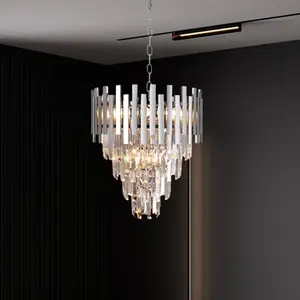 Eko-Light Lustre aspen ii chrome 9xE14 pas cher