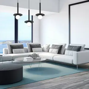 Comparateur de prix : Eko-Light Suspension Futura, noire/blanche, à 3 lampes