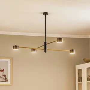 Eko-Light Plafonnier Cross Gold, à 4 lampes pas cher