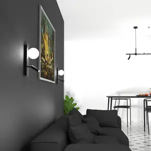 Eko-Light Applique Sirio avec spot mobile, à 2 lampes