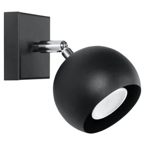 Comparateur de prix : Applique Murale LED Moderne LOFT Design - SOLLUX - OCULARE - Noir - GU10 - 40W