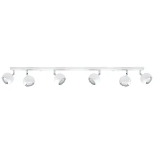 Comparateur de prix : Sollux OCULARE - Barre de projecteur à 6 lumières blanc, GU10