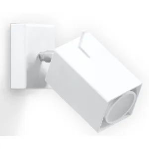 Comparateur de prix : Luminaire Center Sollux Merida - Projecteur Mural À 1 Lumière, Blanc, Gu10