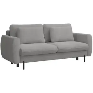 Selsey rane- canapé convertible 3 places - en bouclette gris Rane pas cher