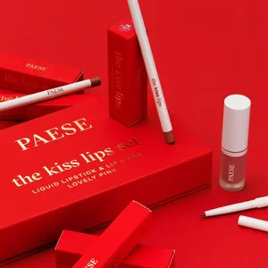 Paese The Kiss Lips Set Nude Coral coffret cadeau teinte 02 nude coral pas cher