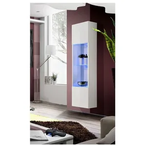 Comparateur de prix : Vitrine colonne - fly 42 - led - l 40 cm x p 29 cm x h 170 cm - blanc