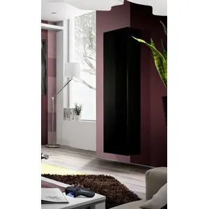 Comparateur de prix : Paris Prix Vitrine Murale Design Fly I 170cm Noir