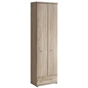 Paris Prix Armoire-penderie - Chêne - 2 portes - 1 tiroir - 203 cm x 60 cm x 32 cm