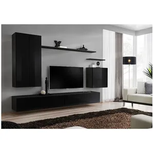 Comparateur de prix : Meuble TV Mural Design "Switch II" 270cm Noir
