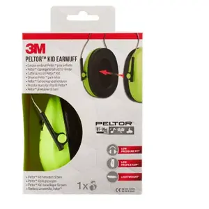 Comparateur de prix : Peltor - casque anti-bruit enfant kidv 27 db vert néon 3M 7100141471