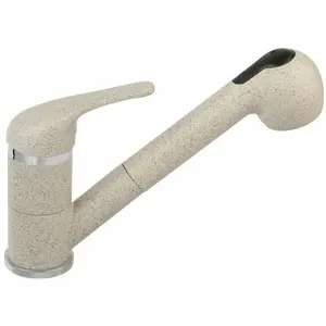 Saniworld-Freya FREYA Robinet mitigeur avec douchette extractible Beige sable pas cher