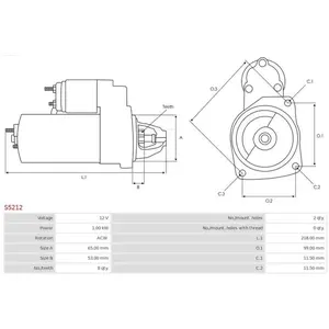 Démarreur / Démarreur Smart As-Pl S5212 pas cher