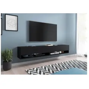 Muebles Slavic - Meuble tv Lowboard a 180 cm, meuble tv sans éclairage... pas cher