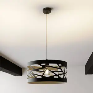 SIGMA Suspension Modul Frez Abat-jour modèle Ø39cm noir pas cher