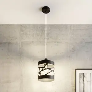 SIGMA Suspension Modul Frez abat-jour modèle Ø17,5cm noir pas cher
