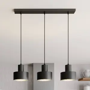 Comparateur de prix : SIGMA Suspension Rif, linéaire à trois lampes, noire