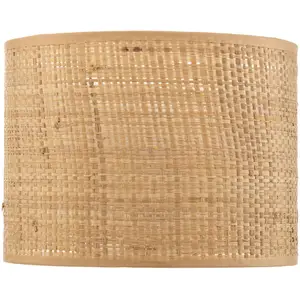 HELam Abat-jour Abba E27 Ø20/hauteur 15 cm, rotin pas cher