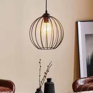 HELam Suspension Cumera avec abat-jour cage, Ø 24 cm
