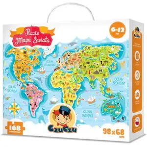 Czuczu puzzle mapa swiata pas cher