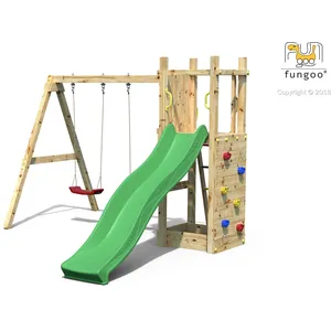 Comparateur de prix : Aire De Jeu Fungoo Funny3 Avec Balançoire Double