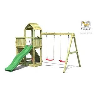 Comparateur de prix : Aire De Jeux Floppi Avec Balançoire Double - Fungoo