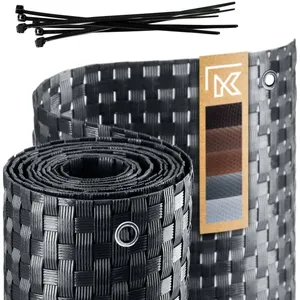 Kadax - Couverture de Balcon Tapis de Balcon en Technorattan 1x3m pas cher