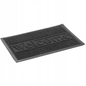 KADAX Paillasson en caoutchouc lavable pour intérieur et extérieur - 60 x 40 cm - NoirVendu paramazon