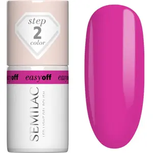 Semilac Easy Off Step 2 vernis à ongles gel lampe UV/LED teinte Magent... pas cher