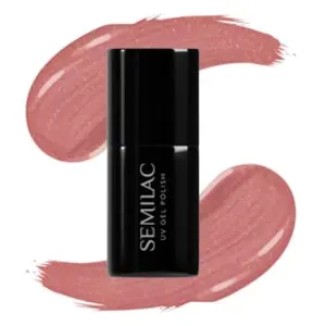 Semilac UV vernis à ongles hybride 378 Shimmer Stone Amber 7 ml pas cher