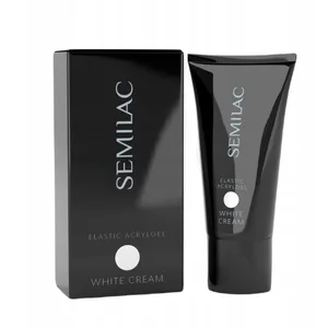 Semilac Gel acrylique double flex blanc crème 30 g pas cher