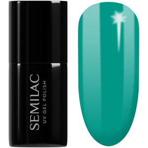 Semilac Vernis semi-permanent UV 448 Azure Green 7ml Collection Neonz pas cher