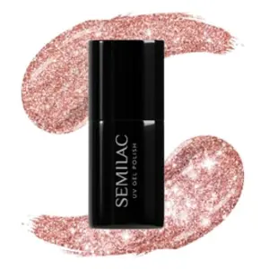 Semilac Vernis semi-permanent UV 458 Sparkling Rose 7ml Collection Flash pas cher