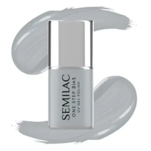 Semilac One Step Vernis à ongles UV 3 en 1 S120 Light Grey 7 ml pas cher