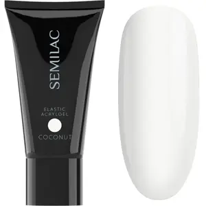 Semilac Elastic Acrylgel gel acrylique ongles teinte Coconut 30 g pas cher