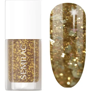 Semilac Glitter Nails vernis à ongles effet miroir teinte 042 Flakes o... pas cher