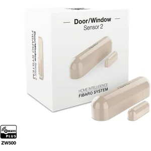 Comparateur de prix : Détecteur d'ouverture Z-Wave beige avec sonde de température - Fibaro