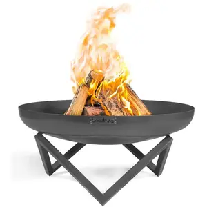 Comparateur de prix : Brasero de jardin SANTIAGO en acier-Braséro seul-Ø 70cm--60 --60 Cook King